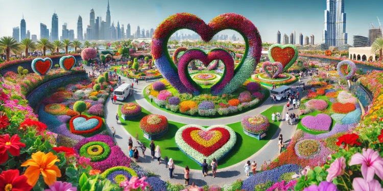 چگونه به باغ گل دبی برویم؟