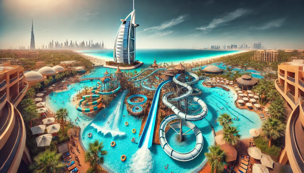 پوشش در پارک آبی دبی