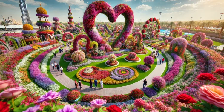 باغ گل های دبی