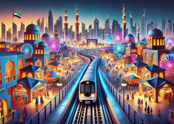 گلوبال ویلیج دبی با مترو